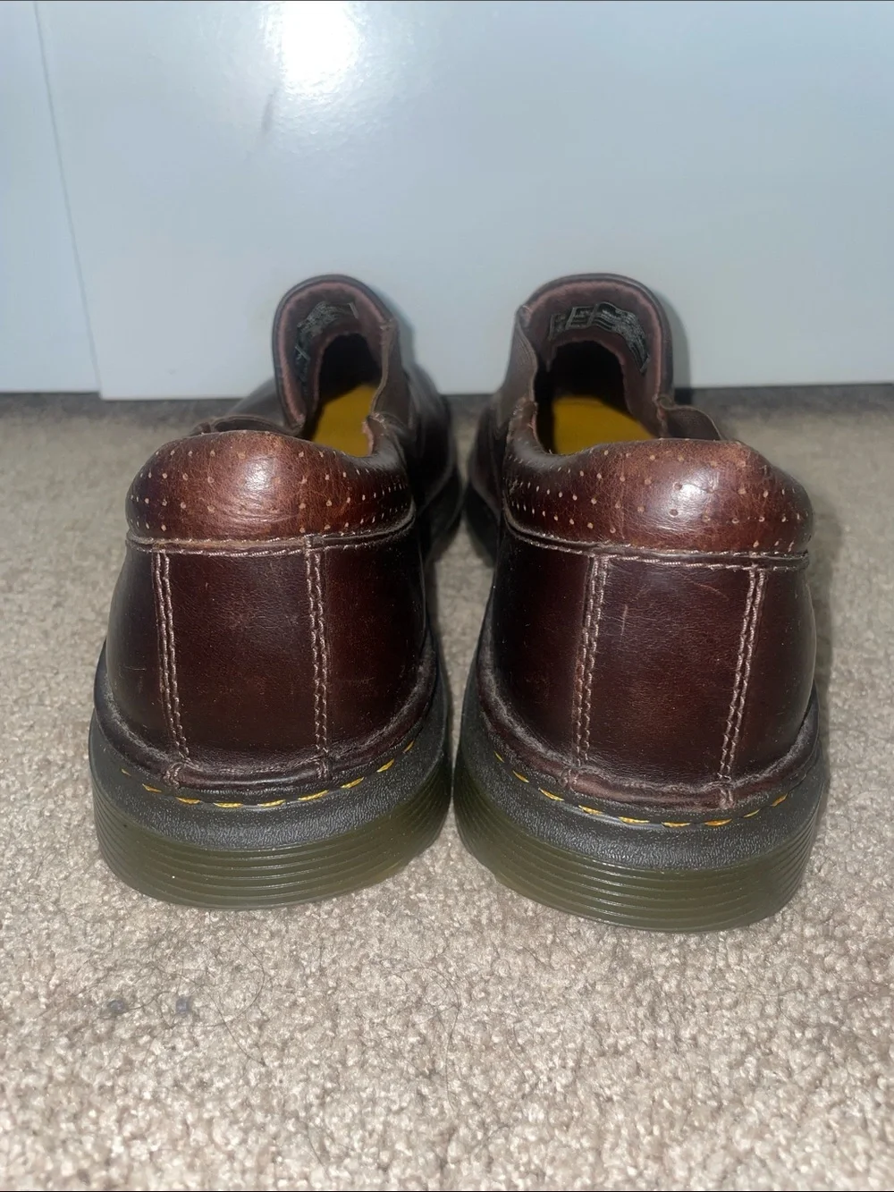 Dr. Martens Orson Slip-On Men's Casual Leather Shoes - Brown leather